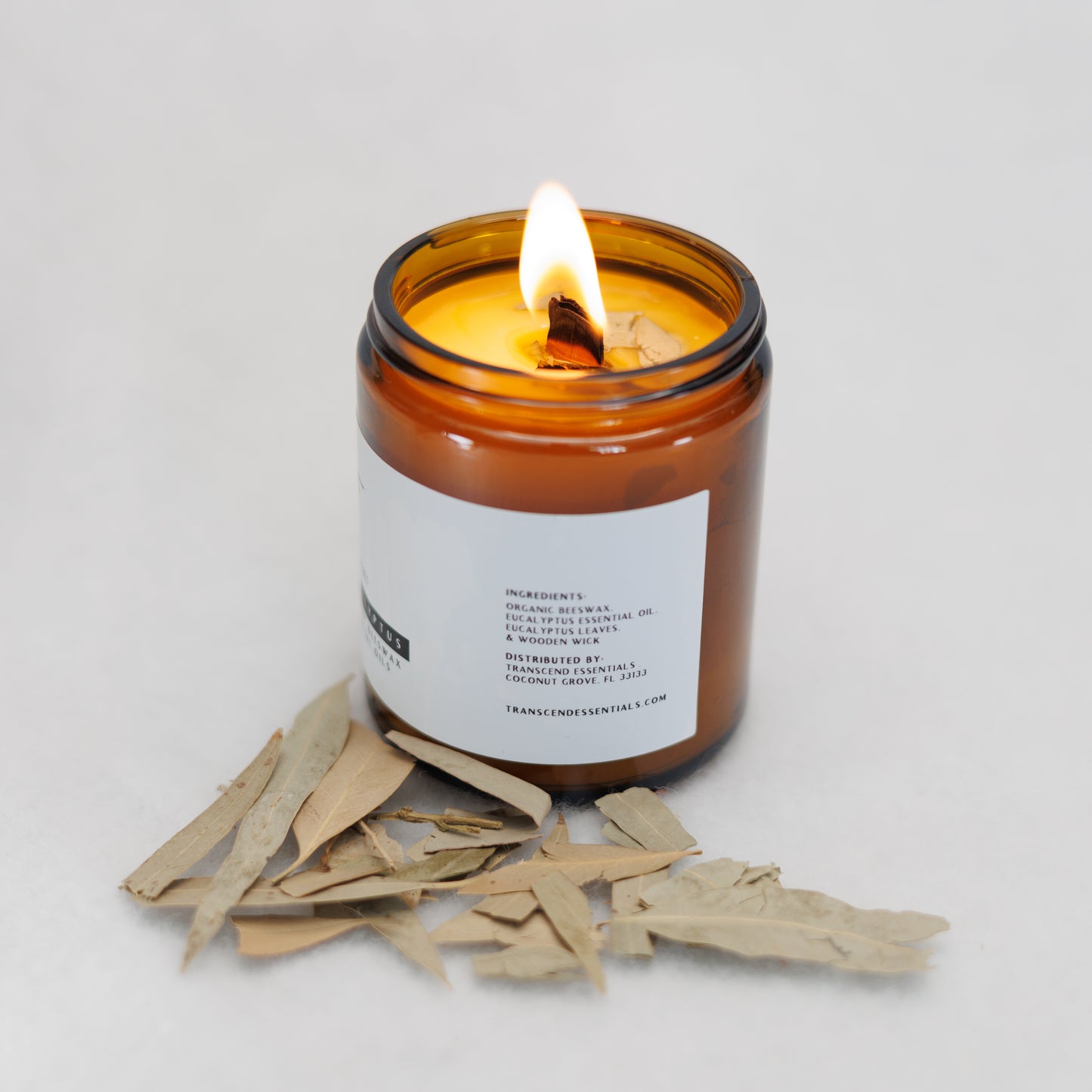 Organic Beeswax Candle with Essential Oils