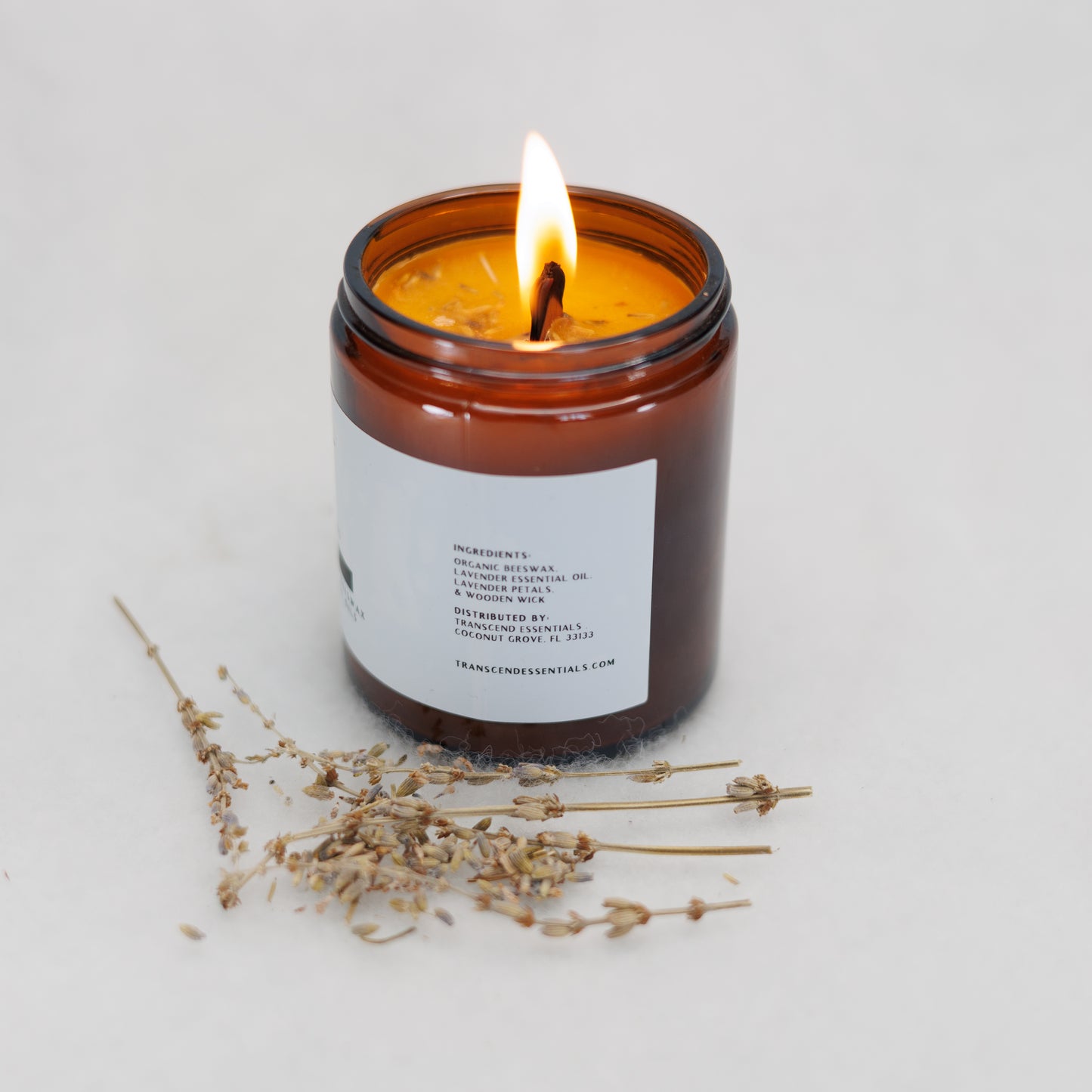 Organic Beeswax Candle with Essential Oils