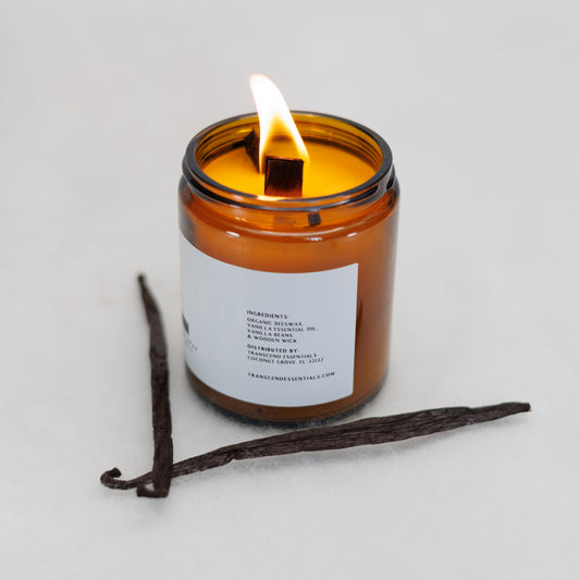 "Vanilla Vacay" Organic Beeswax Candle